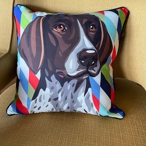 German shorthair pointer indoor/outdoor pillow